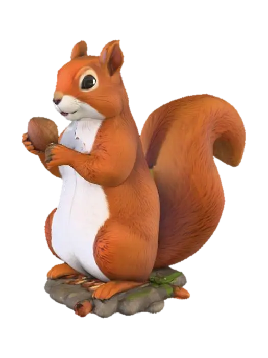 3D model for Nutty Squirrel
