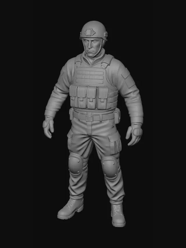 3D model for Tactical Operative
