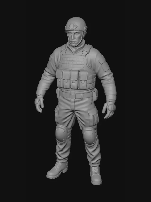 3D model for Tactical Operative