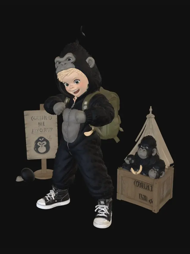 3D model for Gorilla Club Adventure