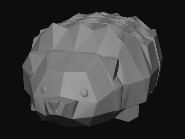 3D model for Brick Hedgehog
