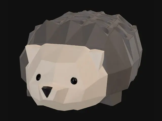 3D model for Brick Hedgehog