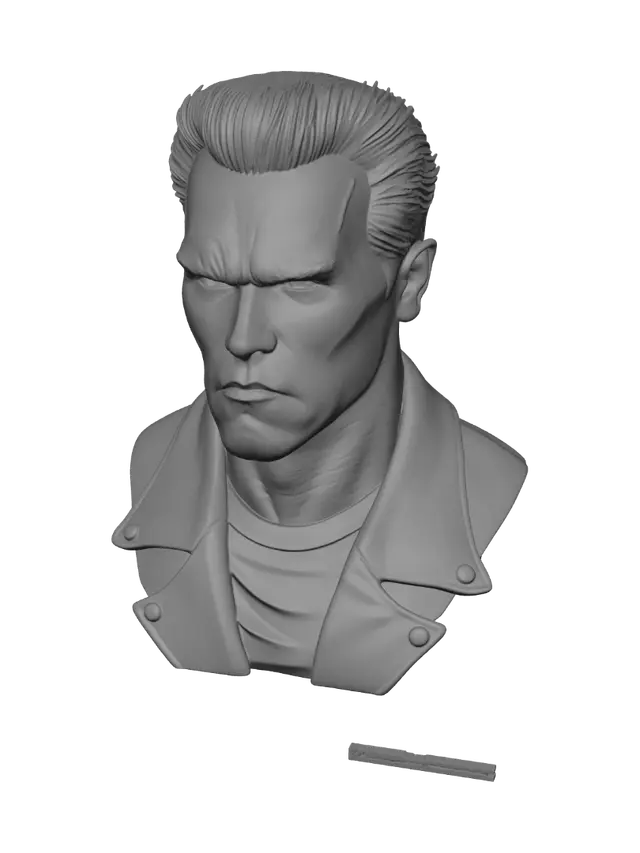3D model for Damaged T-800 Bust