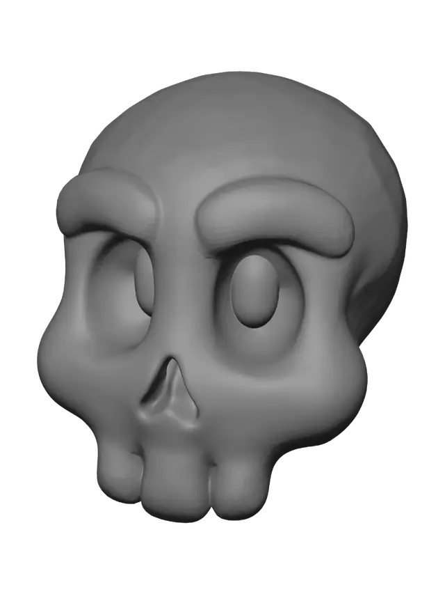 3D model for Blue-Eyed Skull