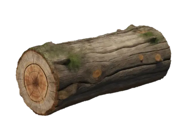 tree log for sitting on, wood, realsitic, Game Assets, Medieval, Rough, Ultra… 3D model, vytvořený pomocí AI