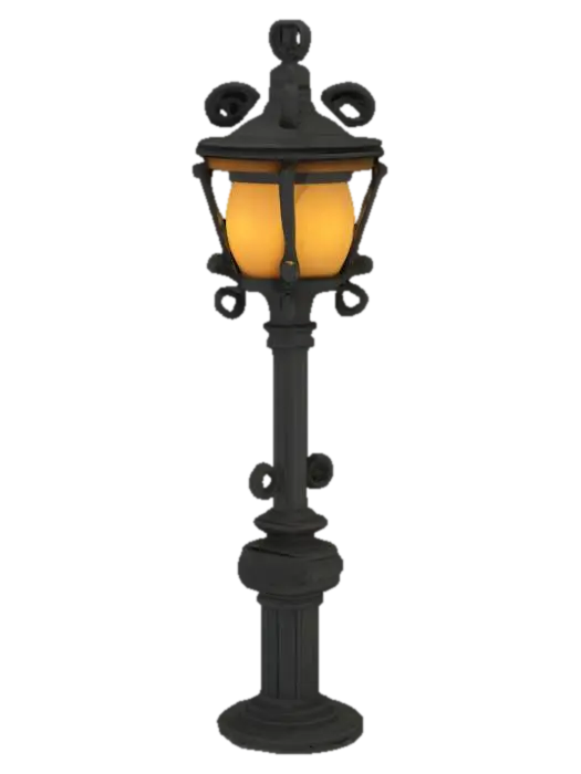 3D model for city street lamp
