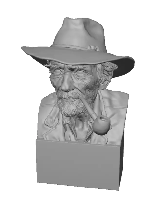 3D model for The Weathered Pipe Smoker