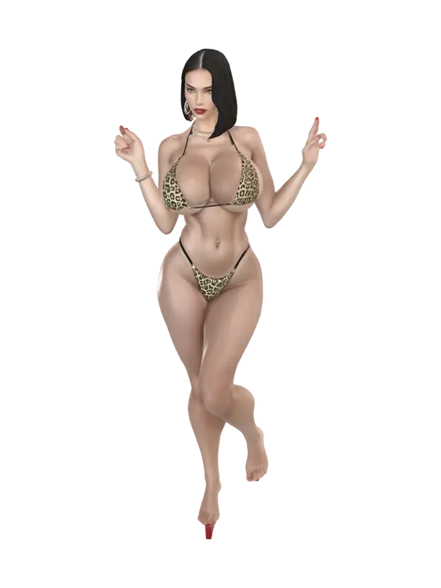 3D model for Leopard at the Door