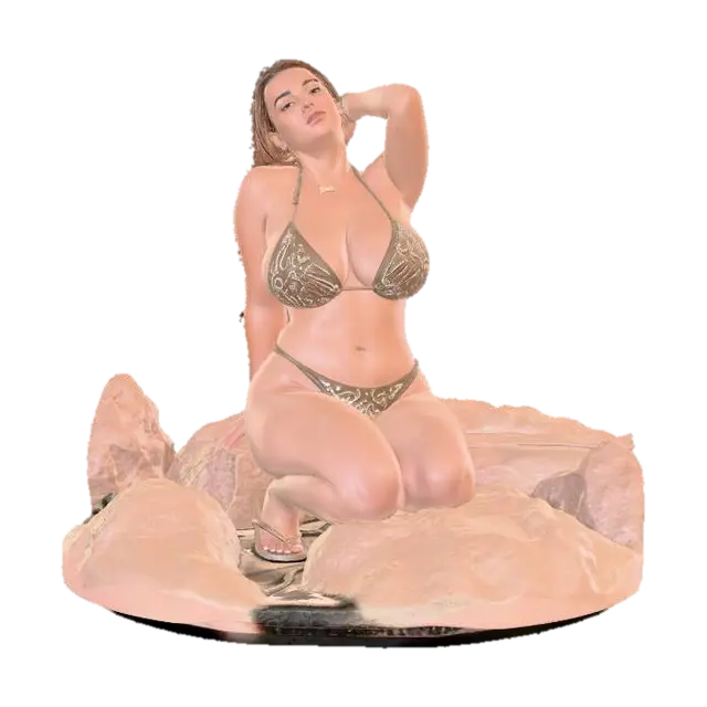 Seaside Reverie 3D model, vytvořený pomocí AI