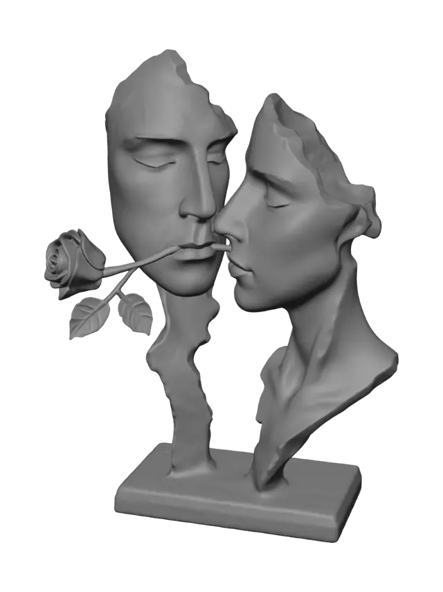 3D model for Kiss of the Rose