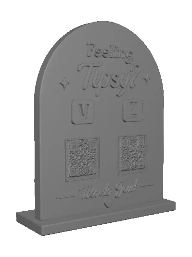 3D model for Feeling Tipsy? Tip Jar