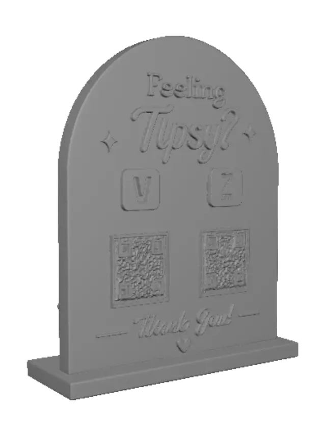 3D model for Feeling Tipsy? Tip Jar