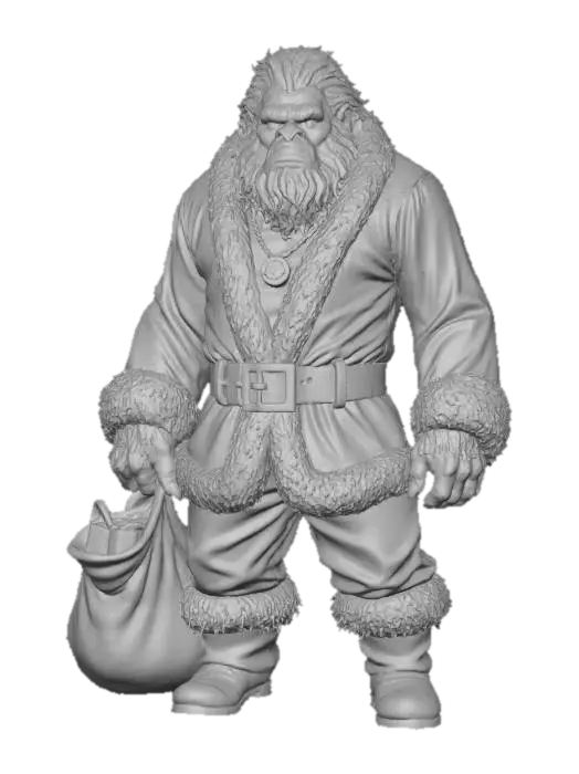 3D model for Yeti Claus