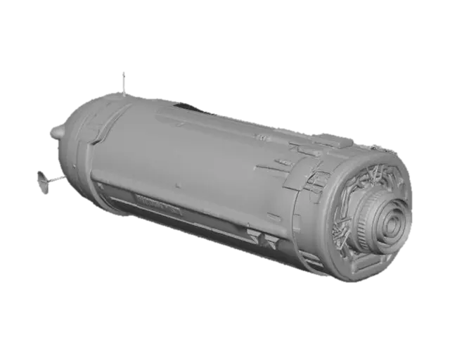 3D model for Express Boat Tender Spaceship