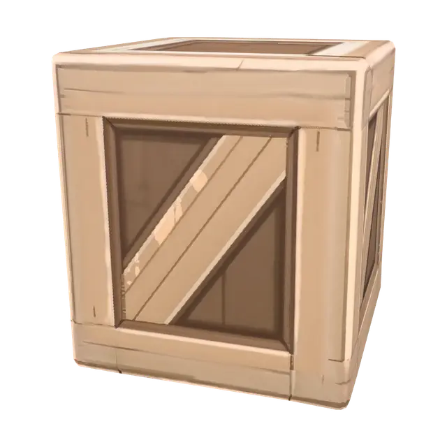 Open-Top Wooden Crate - Project 3D model, vytvořený pomocí AI