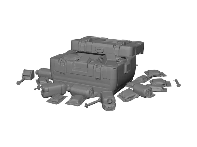 3D model for Field Trauma Cache