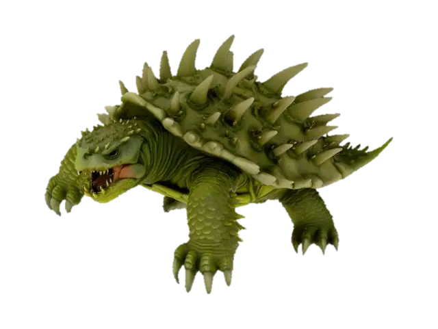 Spiked Turtle Beast - Turtles 3D model, vytvořený pomocí AI