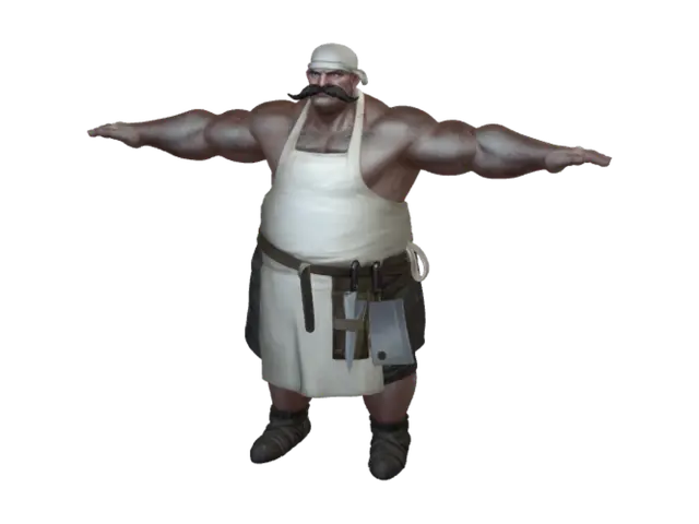 3D model for Colossal Butcher