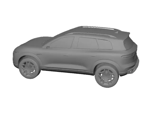 3D model for Jeep Cherokee SUV Concept