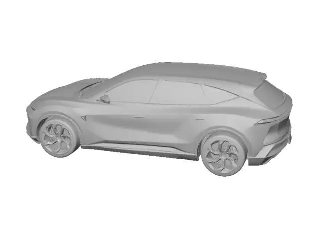 3D model for Aethel Concept SUV