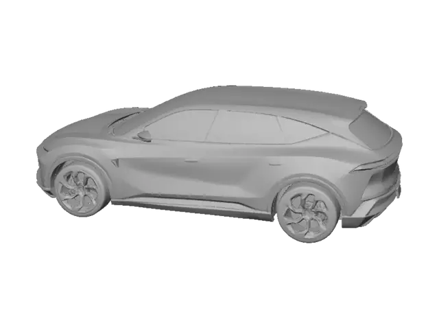 3D model for Aethel Concept SUV