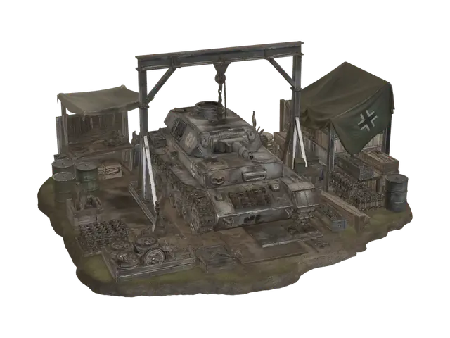 3D model for Panzer Repair Yard