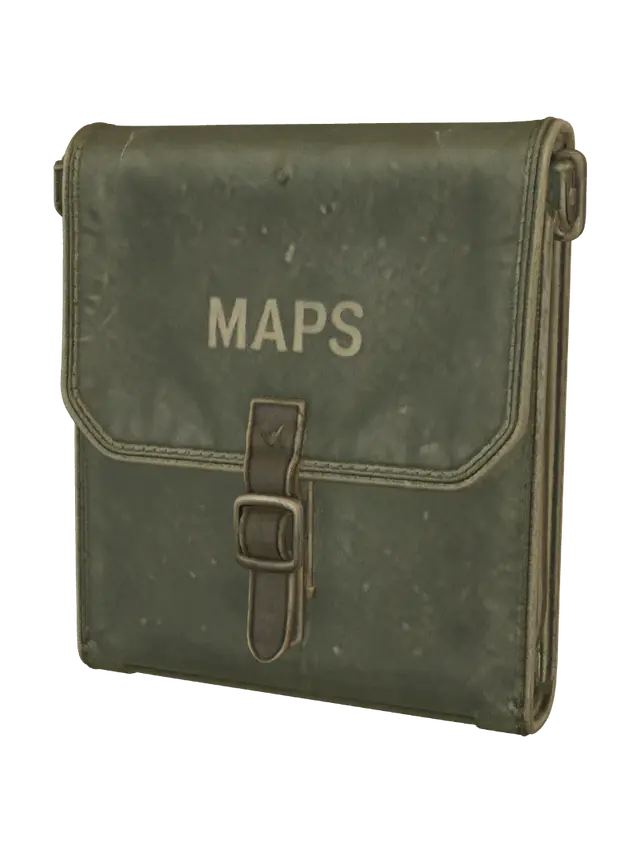 Map Case 3D model, vytvořený pomocí AI