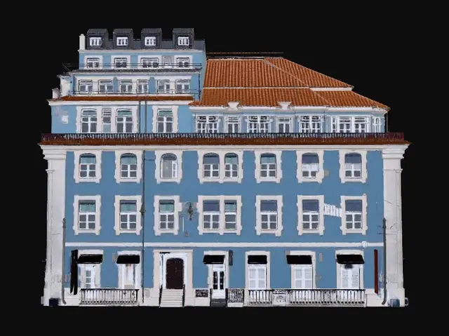 3D model for Azure Corner Building