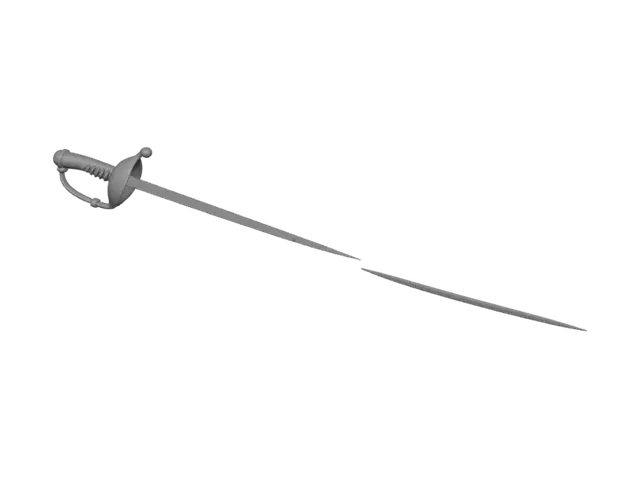 3D model for Espada de Bolívar