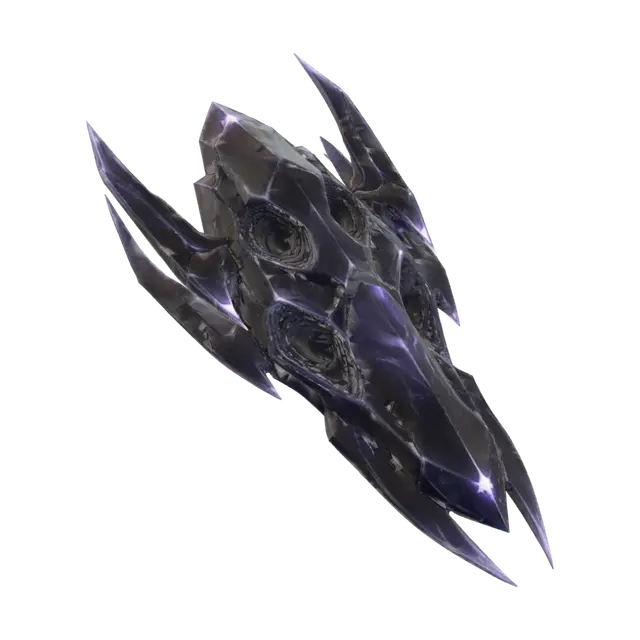 Crystal Ship - Voidshard 3D model, vytvořený pomocí AI