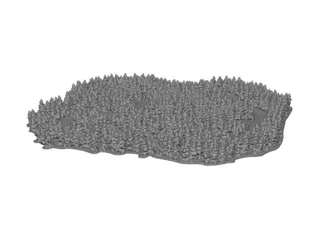 3D model for Serpentine Forest Road