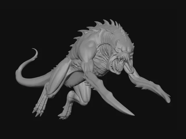 3D model for Scarlet Scythefiend