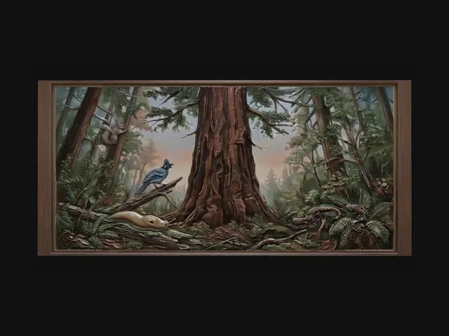 3D model for Redwood National Park