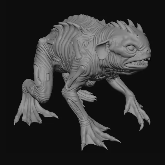 3D model for Ribbound Wyrm