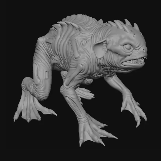 3D model for Ribbound Wyrm