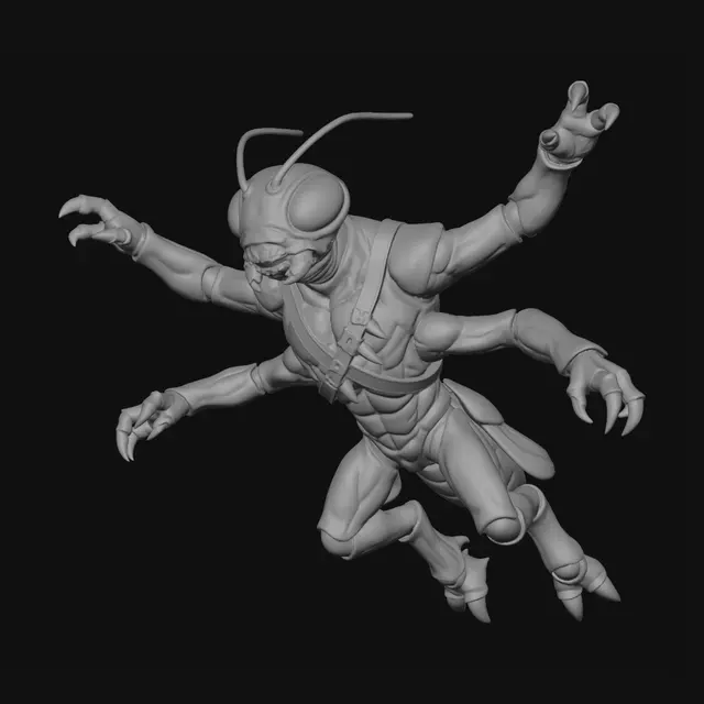 3D model for Armored Assassin Ant