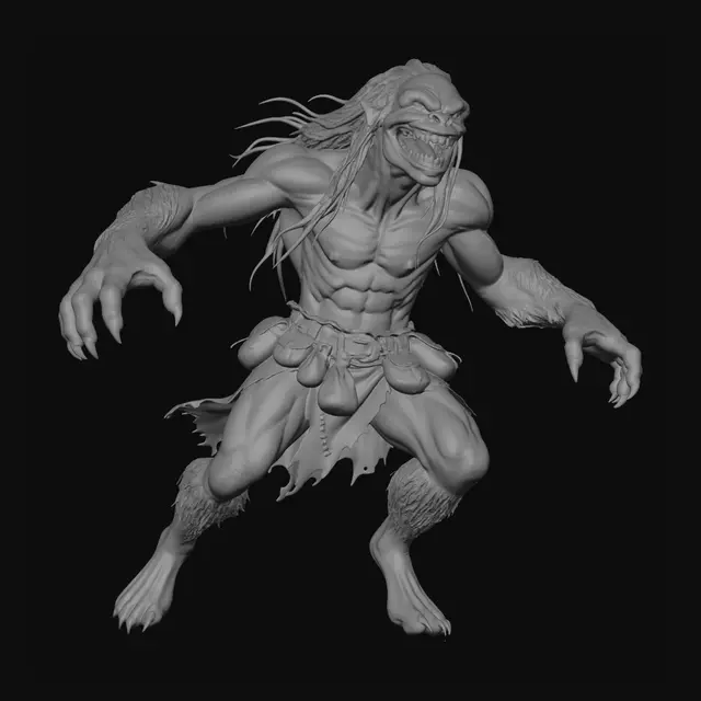 3D model for Berserker Ogre