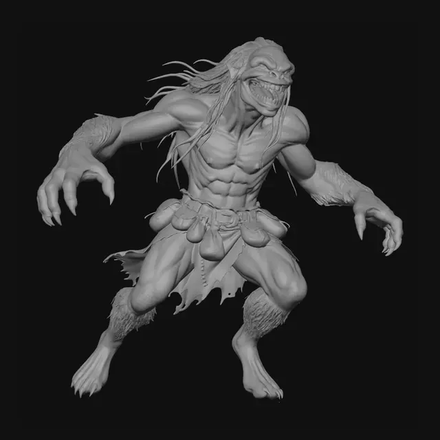 3D model for Berserker Ogre