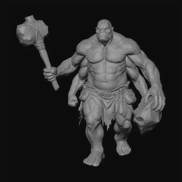 3D model for Stonebreaker Ogre