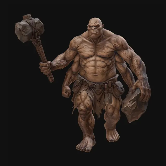 3D model for Stonebreaker Ogre