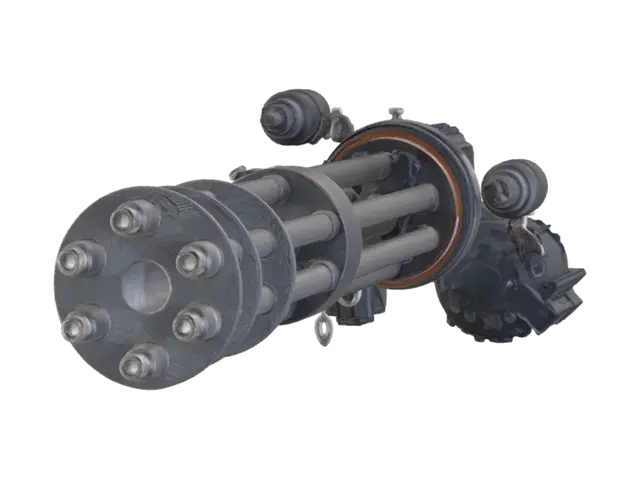 3D model for Rotary Gatling gun