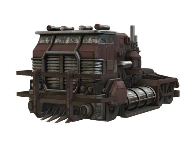 3D model for Rustbound Locomotive