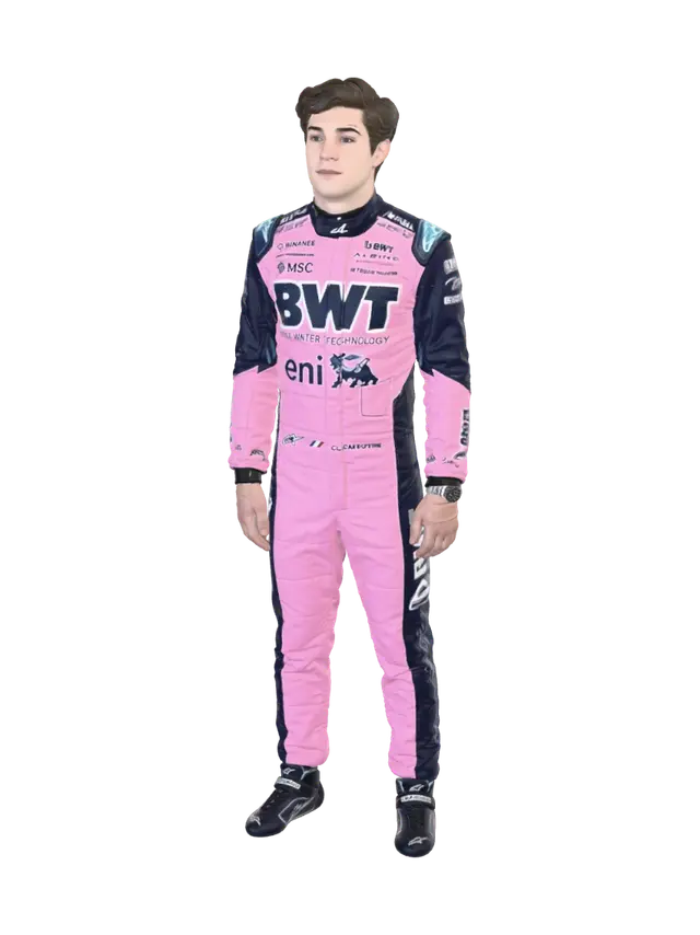 3D model for Pink BWT Racing Driver Portrait