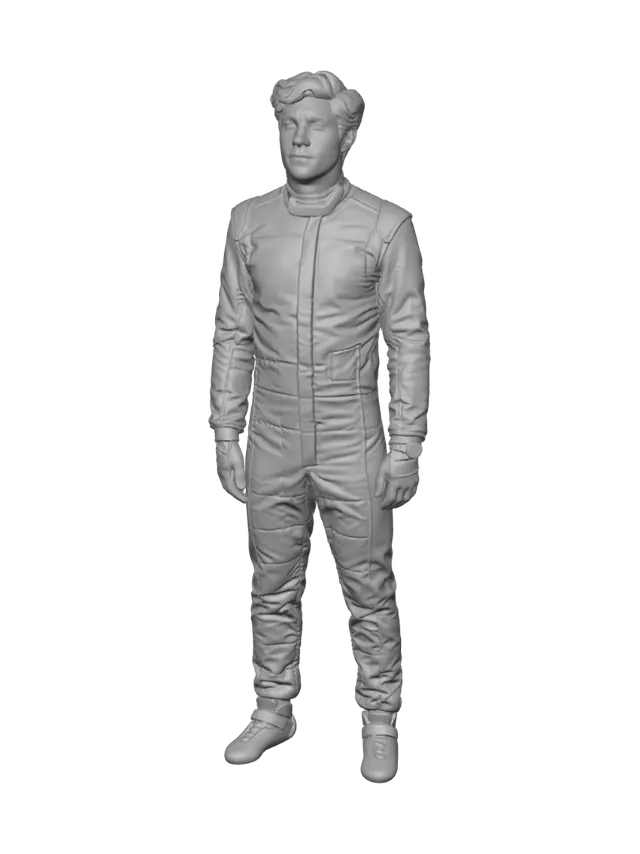 3D model for Pink BWT Racing Driver Portrait