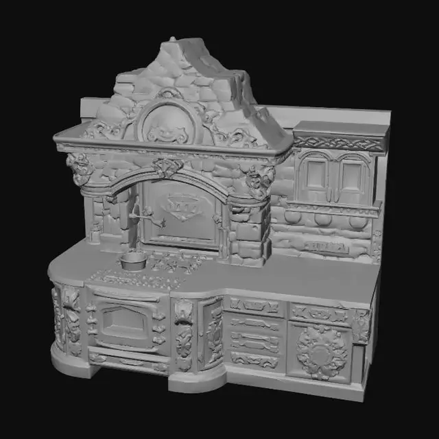 3D model for MAKE ME A 3-D BEAR HEAD HOUSE OF THE IMAGE BELOW