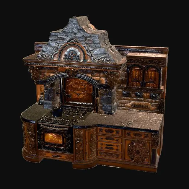 3D model for MAKE ME A 3-D BEAR HEAD HOUSE OF THE IMAGE BELOW