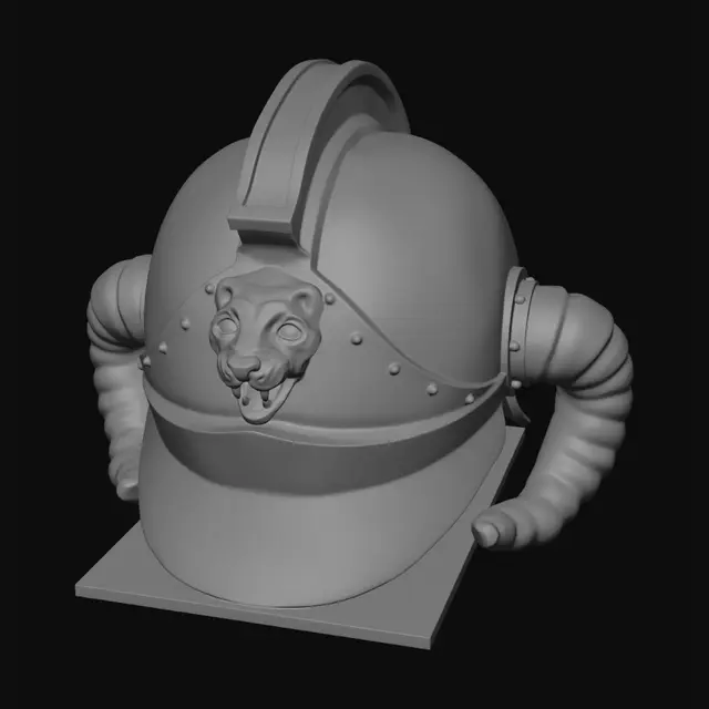 3D model for Lionhead Helmet
