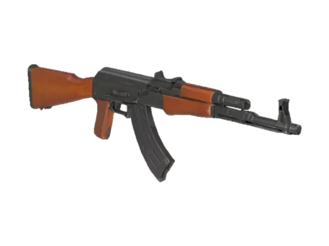 realistic ak47 3D model, vytvořený pomocí AI