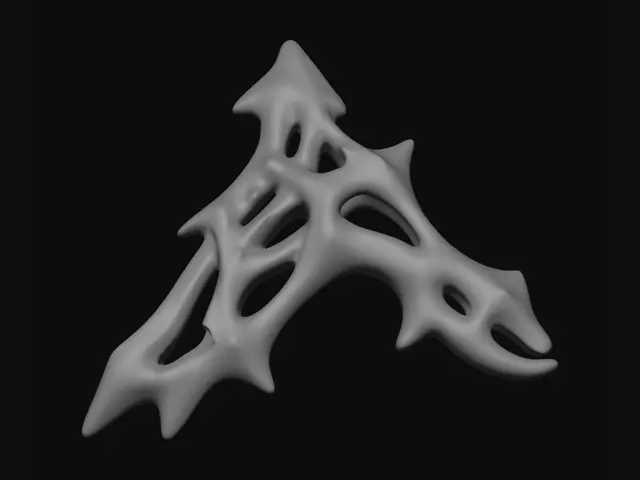3D model for Liquid Chrome Icicles