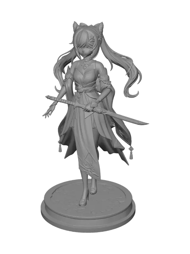 3D model for Violet Nightblade